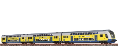 Brawa 64545 - N - 4-tlg. Set IC-Doppelstockwagen TWINDEXX, Metronom, Ep. VI